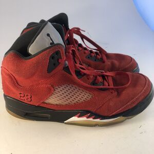 Nike Air Jordan 5 Retro Raging Bulls Sneakers Mens Size 9 Red Shoes DD0587 600